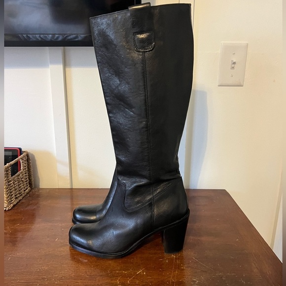 Boemos Italian buttery soft leather tall boots sale size 38 (7.5 US) - Picture 2 of 11